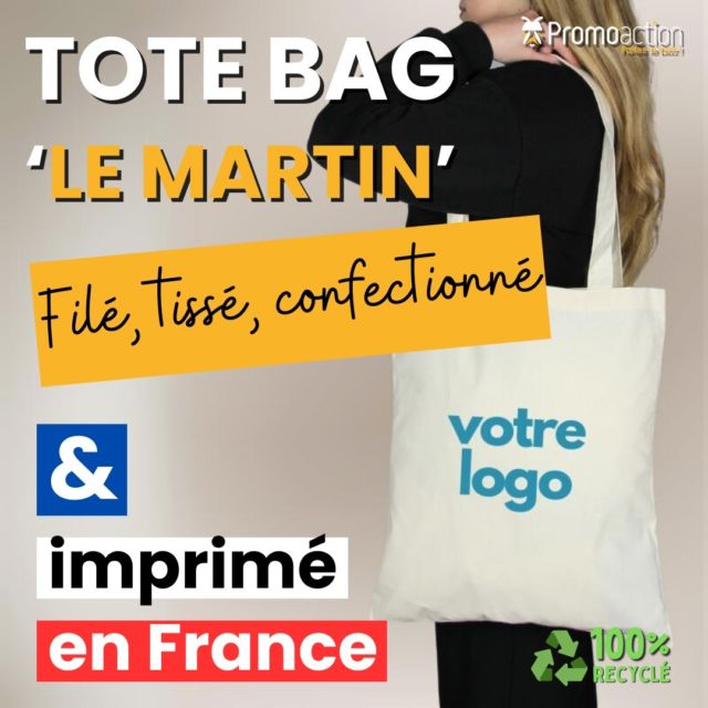 🌿 Découvrez notre tote bag 100% coton recyclé 🌿

Tissé, filé, confectionné et imprimé en France, il est l'alliance parfaite entre durabilité et style. Adoptez un accessoire éco-responsable tout en soutenant le savoir-faire local.

🇫🇷 Made in France | 100% Coton Recyclé | Éco-responsable 🇫🇷

#ToteBag #CotonRecyclé #MadeInFrance #EcoFriendly #Durable #SavoirFaireLocal #impressiontextile #promoaction #objetmedia #objetpublicitaire #communication #givors #lyon #rhonealpes